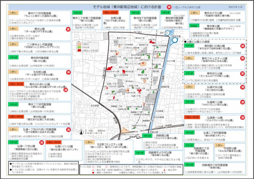 青井駅周辺地域における計画（令和4年度更新）