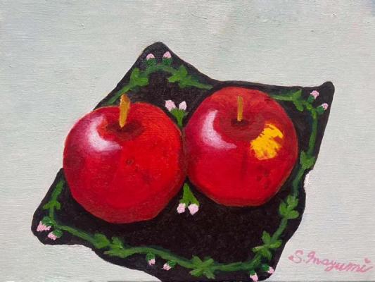 作品「ふたつの林檎」の画像