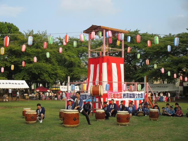 納涼盆踊り大会の様子