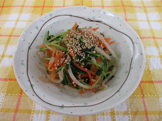 シャキシャキ食感さっぱりナムル
