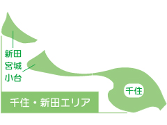 保育施設 幼稚園 地図で探す 千住 新田エリア 足立区