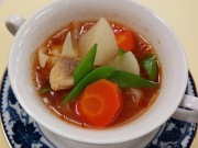 ごろごろ野菜のトマトスープ煮