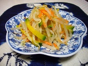 もやしの彩り野菜和え