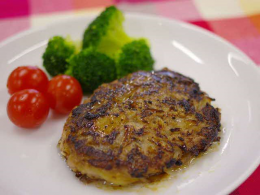 ベジ♪たまねぎたっぷり！簡単ハンバーグ