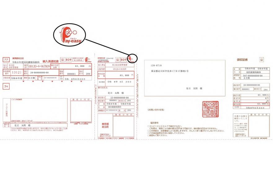 納付書