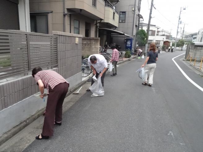 清掃活動中2