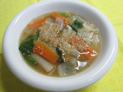 冬野菜のぽかぽかスープ