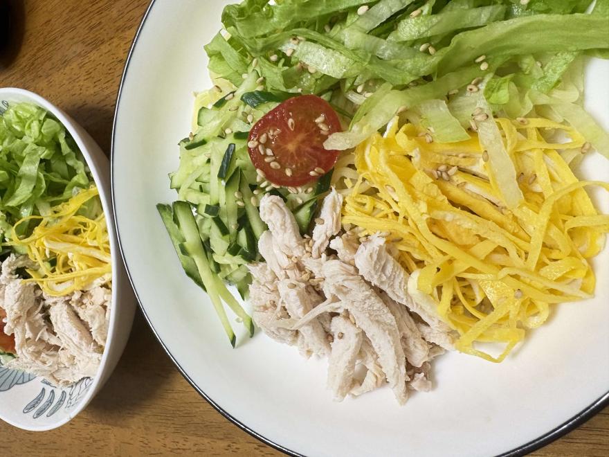 給食風冷やし中華の写真