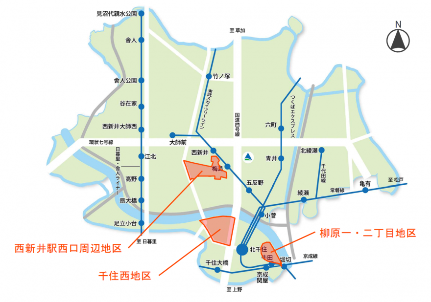 密集事業位置
