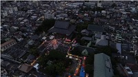 ドローン動画「盆踊り、祭り」