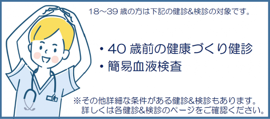 結果（18から39歳の健康診断）