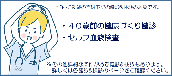 結果（18歳から39歳の健診）