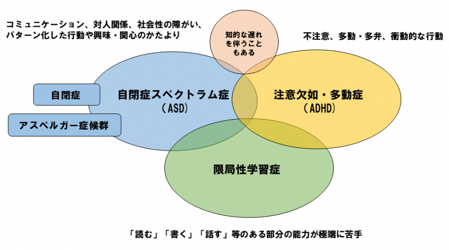 発達障がいの分類