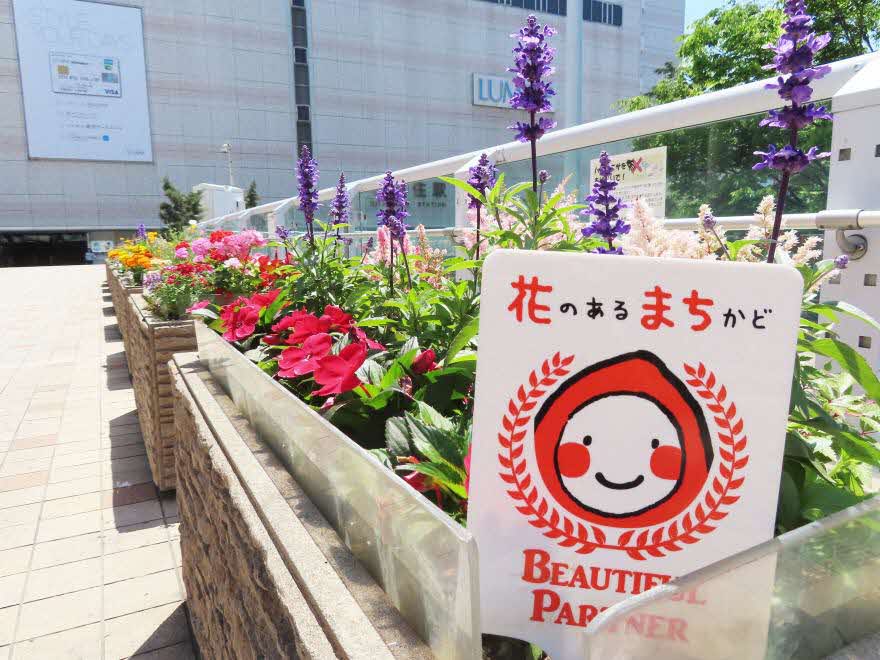 花のあるまちかど