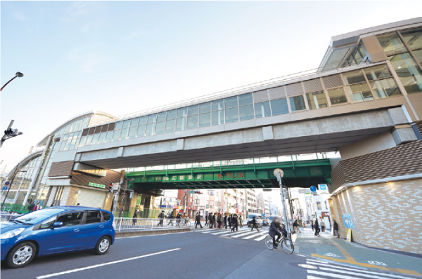 北綾瀬駅では令和2年12月に環七北口が新設