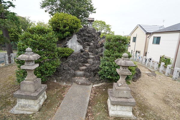 花畑浅間神社富士塚