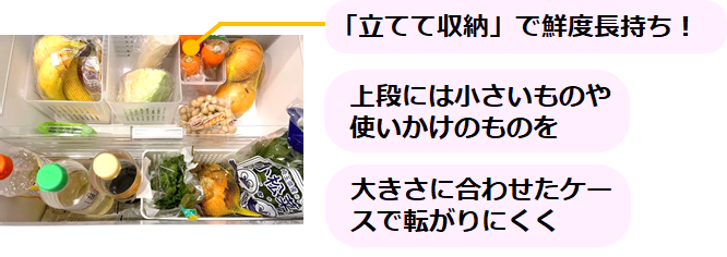 野菜室のポイント