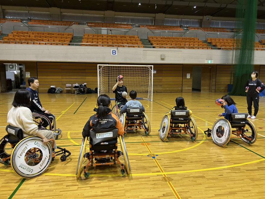 車いすハンドボール