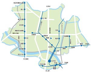 区の面積 53.20平方キロメートル