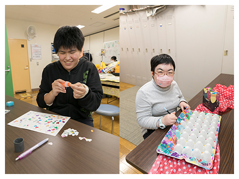 大学院での研究をきっかけに、綾瀬ひまわり園のアート講師に