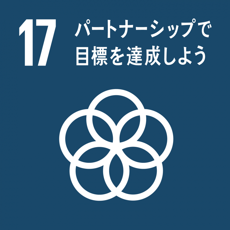 目標17アイコン　パートナーシップで目標を達成しよう