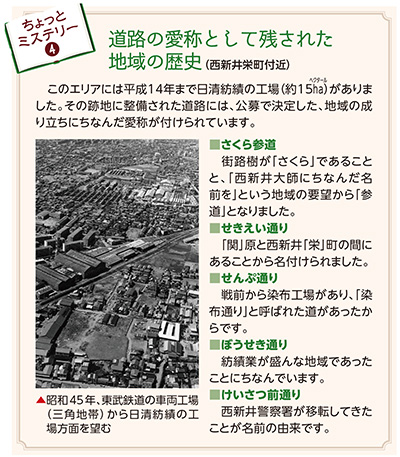 ちょっとミステリー4「道路の愛称として残された 地域の歴史」