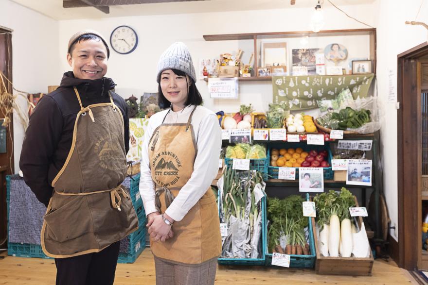 野菜日和オーナーの老沼夫妻