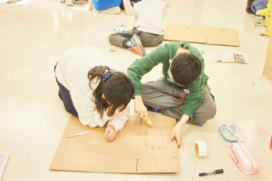 R6スーパー研修会（小学生の部）アート講習３