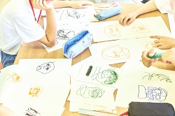 R6スーパー研修会（中学生の部）アート講習４