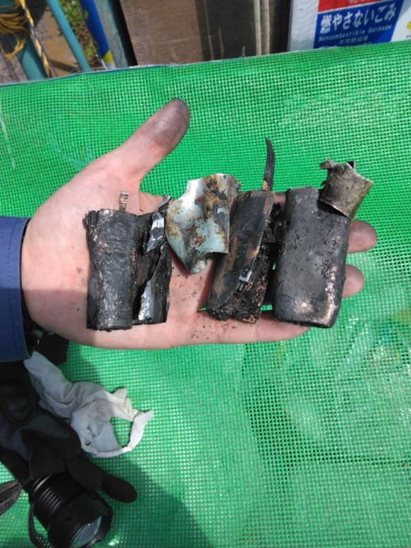 混入した加熱式たばこ