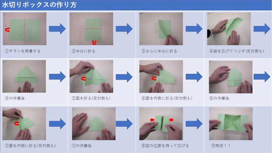 水切りボックスの作り方