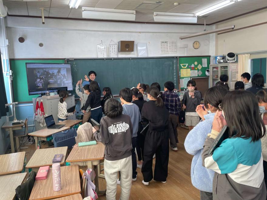 また交流しましょう（興本扇学園）