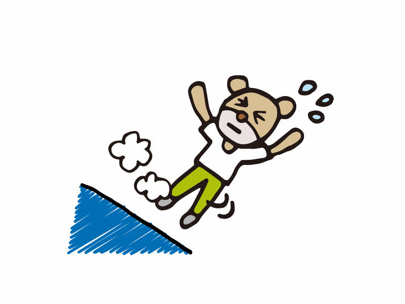 ぬれた遊具