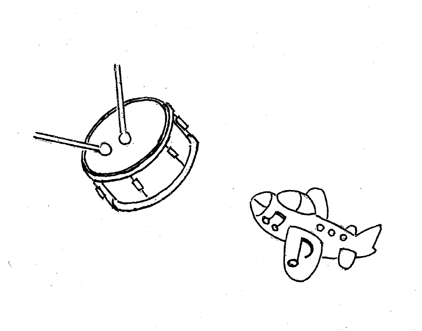 太鼓・飛行機