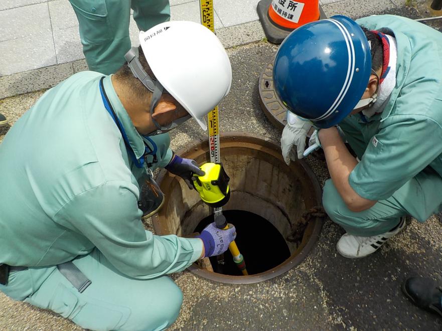 水路緊急点検