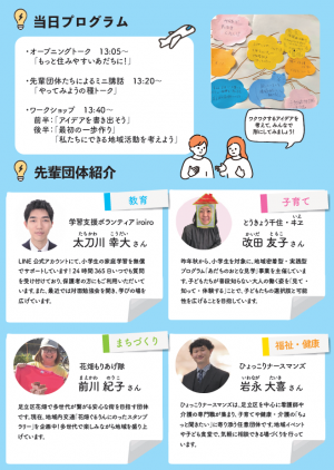 まちづくりワークショップチラシ裏