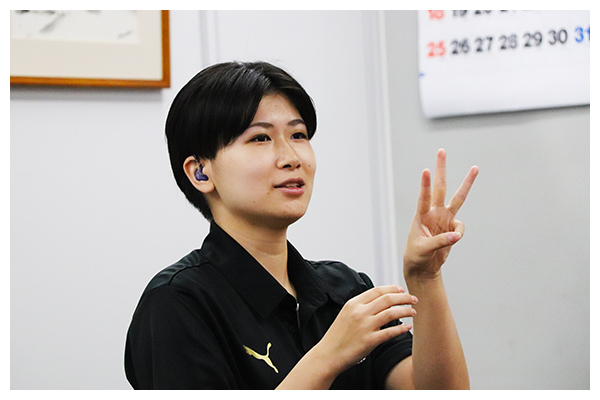 湯澤選手「私はもともとネガティブな性格なんです」