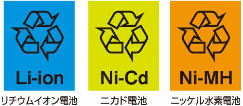 小型充電式電池マーク