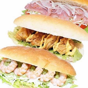 コッペパンサンドの写真