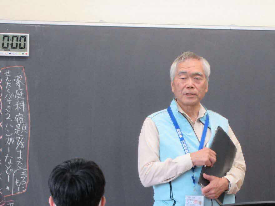 江北小学校での出前教室の様子（令和６年７月３日実施）