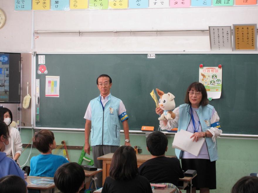 興本扇学園での出前教室の様子（令和６年９月２６日）
