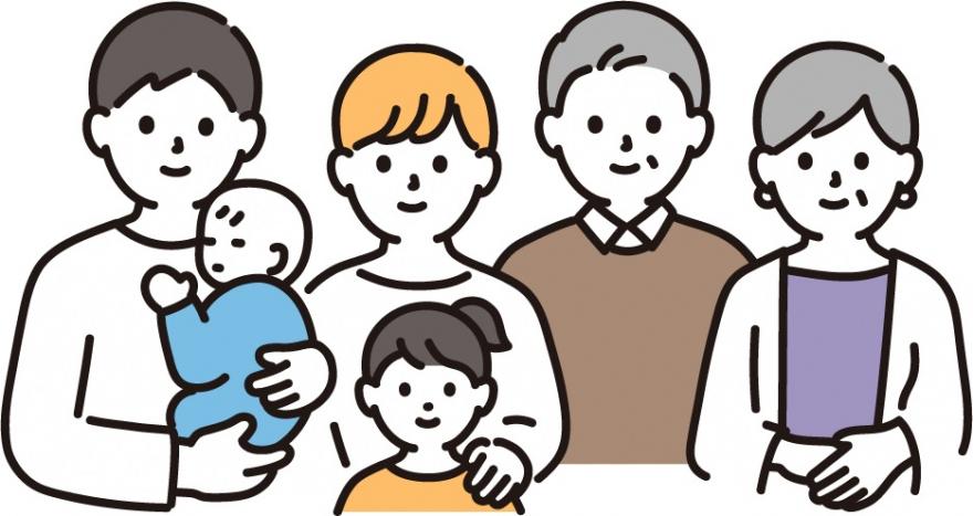 家族のイラスト