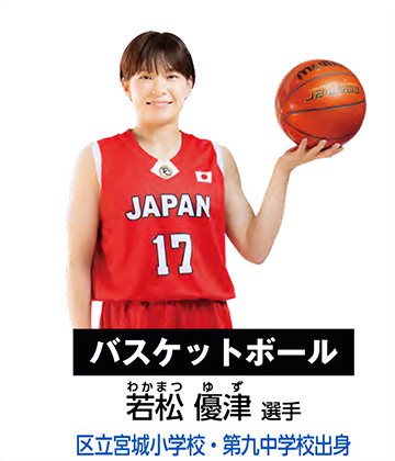 バスケットボール・若松優津（わかまつゆず）選手