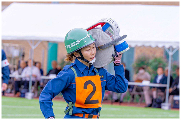 千住消防団・岸本律子さん