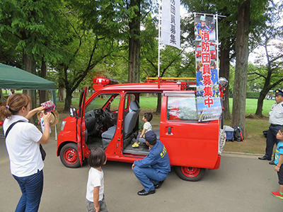 消防団の活動写真：足立消防団その2
