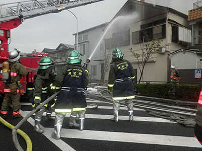 消防団の活動写真：足立消防団その4
