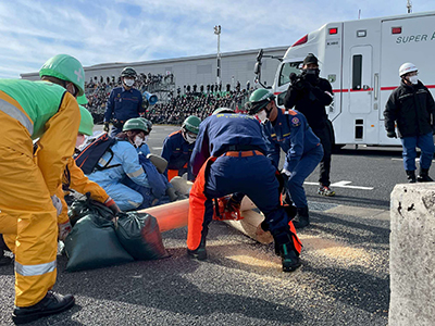 消防団の活動写真：西新井消防団その3