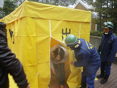 消防団の活動写真：千住消防団その3