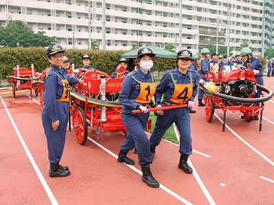 消防団の活動写真：千住消防団その6