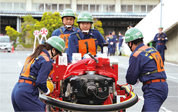 消防操法大会の様子-2